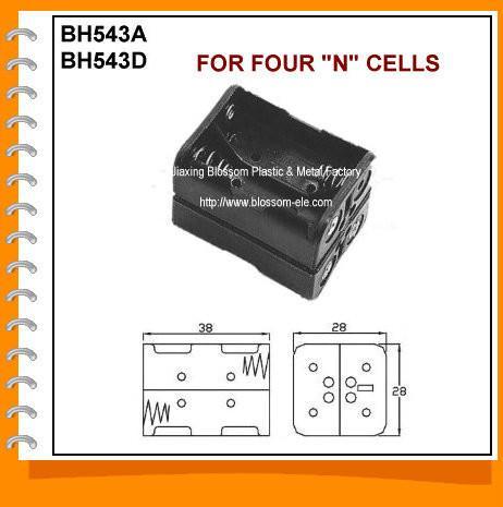 N号4节背靠背电池盒（BH543)