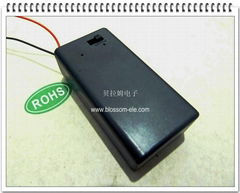 9V Battery Holder with Lid and ON/OFF Switch(SBH-9V)