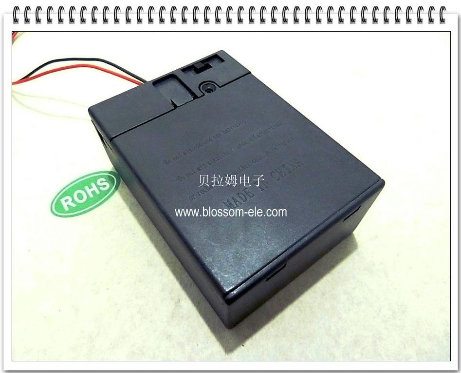 2 "C" Battery Holder with Lid and ON-OFF Switch(SBH-221-1AS)