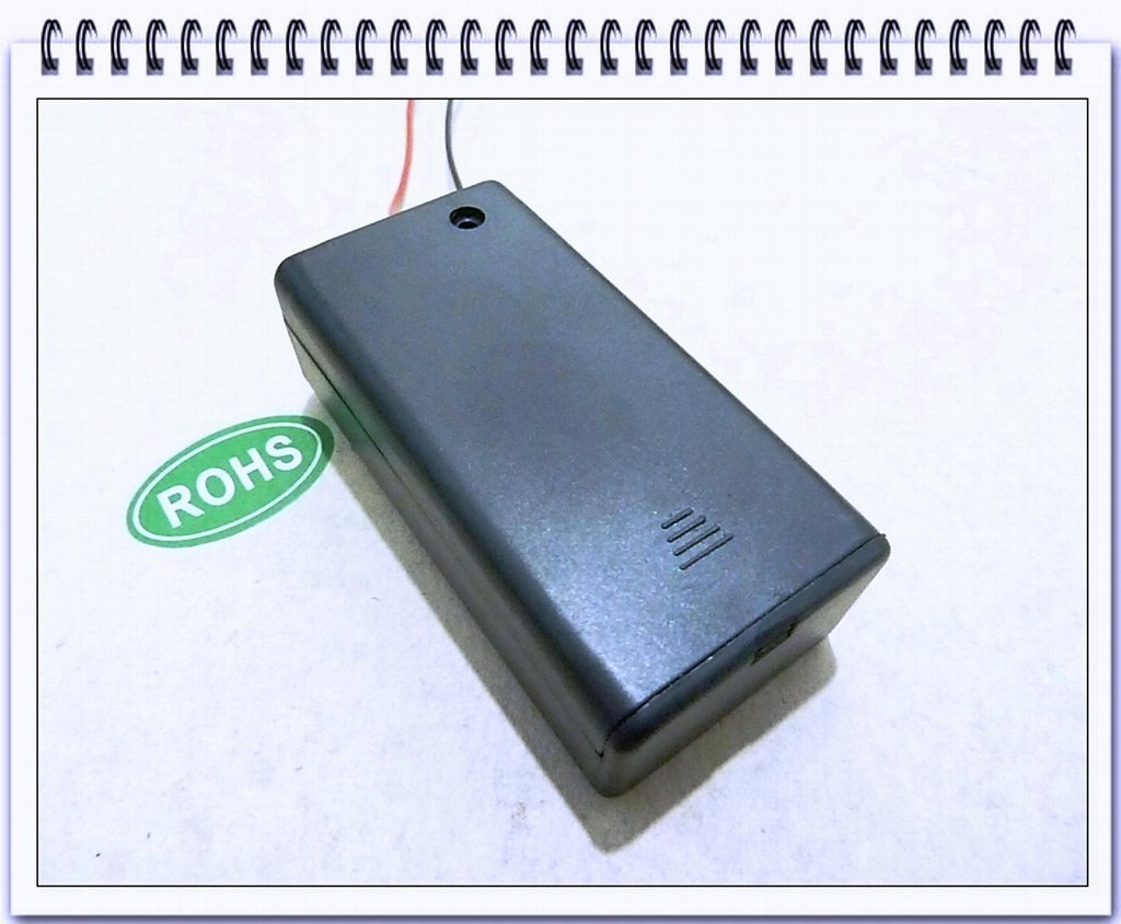 9V Battery Holder with Lid and ON/OFF Switch(SBH-9V) 2