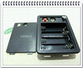 4 "AA" Battery Holder with Lid and ON/OFF Push Switch (SBH-341APS)