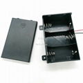 3 "D" Battery Holder with Lid/Cover(S-131W)