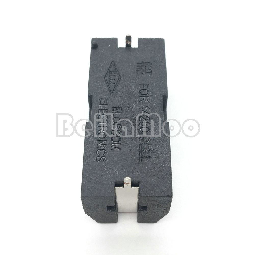 14250,1/2AA Battery Holder with Thro-Hole PC Pins 3