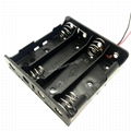 In Series 18650*4 Battery Holder with Wire Leads 14.8V DC