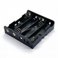 In Series 18650*4 Battery Holder with