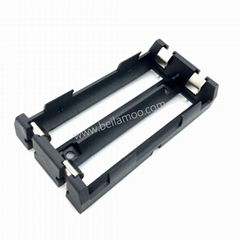 TWO 18650 Battery Holder with Thro Hole Mount (PC PINS)