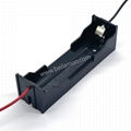 One 18650 Cell  Battery Holder With Wire Leads