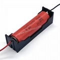 One 18650 Cell  Battery Holder With Wire Leads