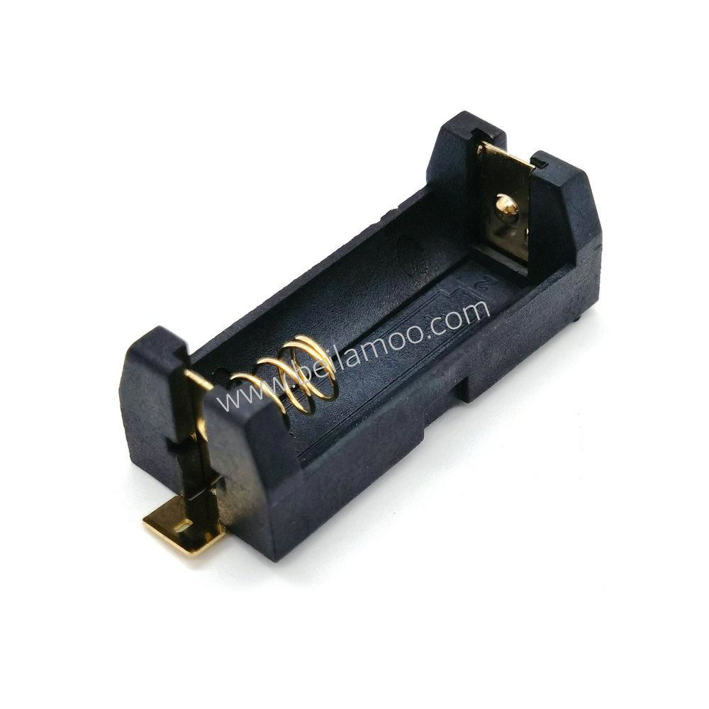 ONE CR123A Battery Holder with Surface Mount (SMT) (Spring)