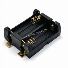 TWO CR123A Battery Holder with Surface Mount (SMT)(Spring)