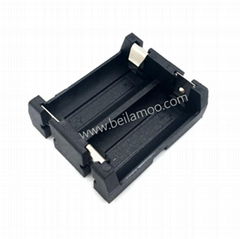 TWO CR123A Battery Holder with Thro Hole Mount (PC PINS)