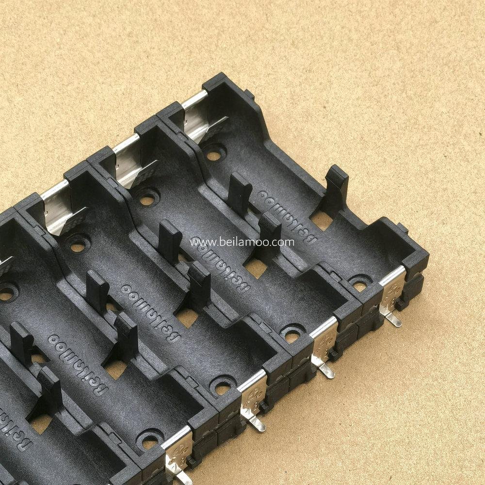 Free Combination 18650 Battery Holder with Surface Mount in Parallel (SMT) 3