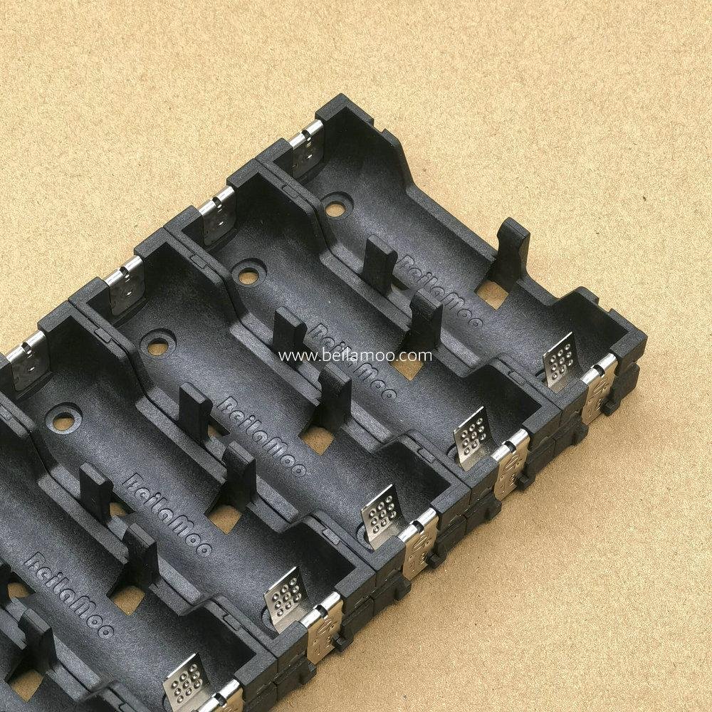 18650可拼接组合式焊孔电池盒-并联 4
