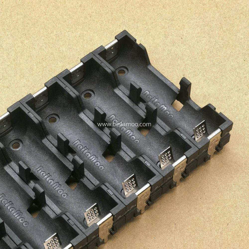 Free Combination 18650 Battery Holder with Thro Hole Mount in Series (PC PINS) 4