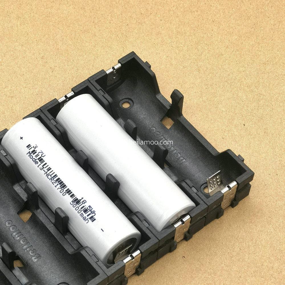 21700可拼接组合式焊孔电池盒-串联 4
