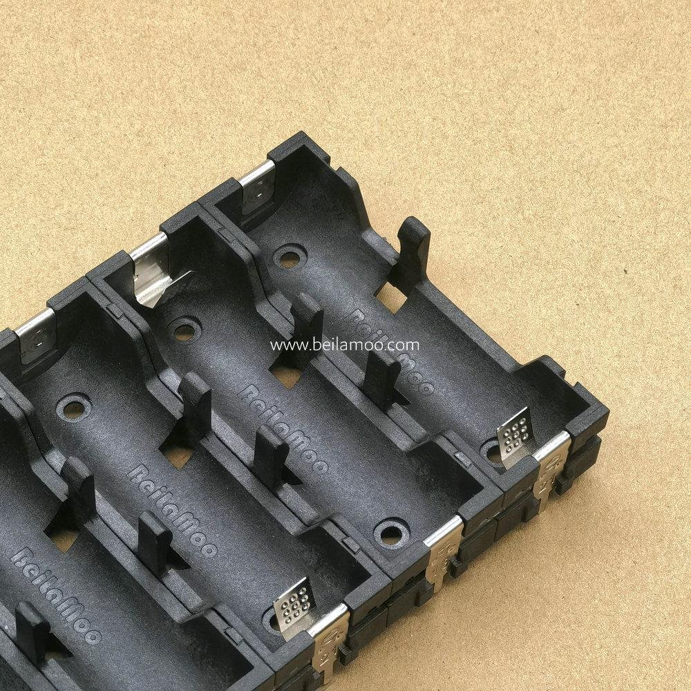Free Combination 21700 Battery Holder with Thro Hole Mount in Series (PC PINS) 3