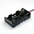 TWO 18650*2 Battery Holder with Wire Leads in Series 7.4V DC (Hot Product - 1*)