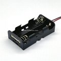 TWO 18650*2 Battery Holder with Wire Leads in Series 7.4V DC