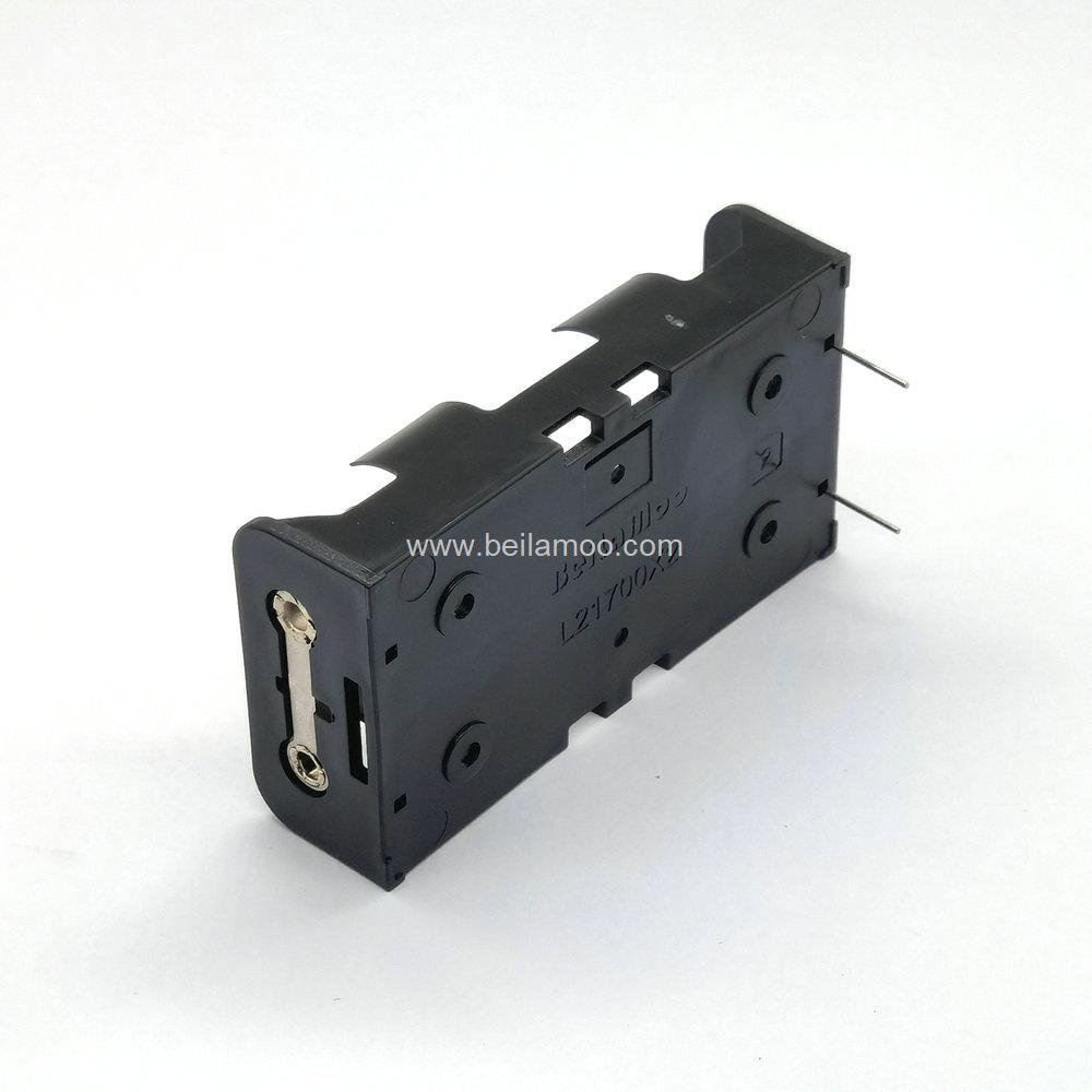 TWO 21700*2 Battery Holder with PC Pins in Series 7.4V DC 3