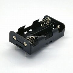 TWO 21700*2 Battery Holder with PC Pins in Series 7.4V DC