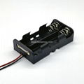 TWO 18650*2 Battery Holder with Wire Leads in Parallel 3.7V DC 2