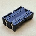 TWO 18500 Battery Holder with Thro Hole Mount (PC PINS) 2