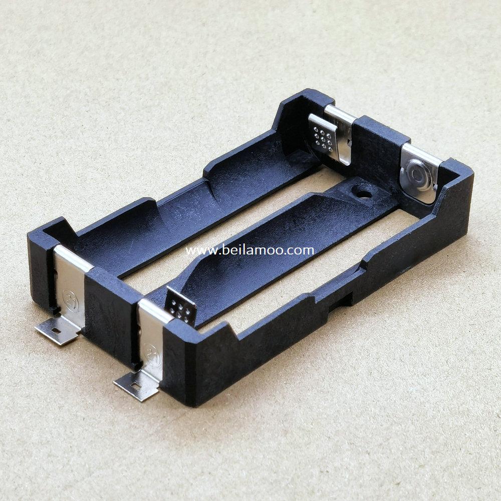 TWO 21700 Battery Holder with Surface Mount 