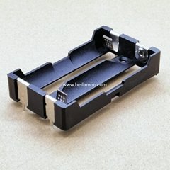 TWO 21700 Battery Holder with Thro Hole Mount (PC PINS)