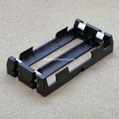 TWO 18650 Battery Holder with Thro Hole Mount (PC PINS)