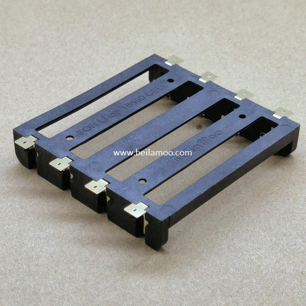 FOUR 18650 Battery Holder with Surface Mount (SMT) 2