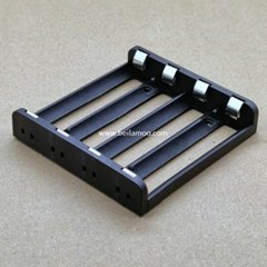 FOUR 18650 Battery Holder with Thro Hole Mount (PC PINS)