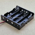 In Series 18650*4 Battery Holder with Wire Leads 14.8V DC