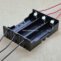 Three 18650 Battery Holder with Wire Leads Connect Freely 1