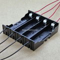 Four 18650 Battery Holder with Wire