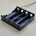 Four 18650 in Parallel Battery Holder with Wire Leads 3.7V DC 1