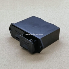 9V Flanged Panel Mount Battery Holder Dual Cell (Removable Loading Drawer)