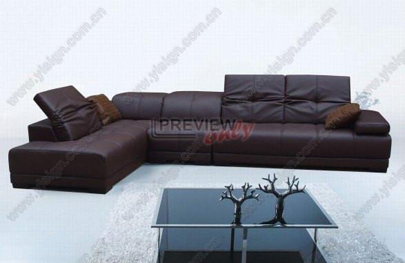 leather functional sofa