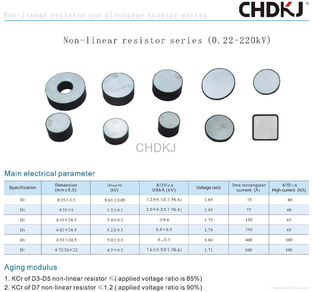 MOV Block HDV CHDKJ (China Manufacturer) Breaker & Protector