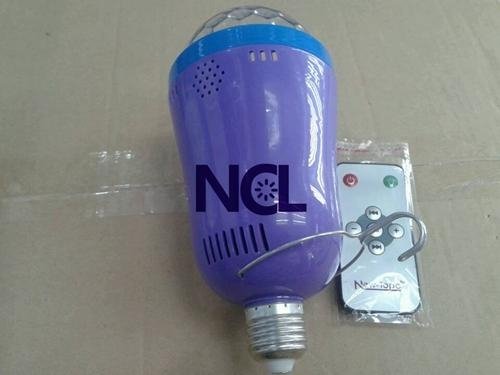 MP3+Sound-activated Voice LED Dream Bulb 3W ( colorful rotating ) 5