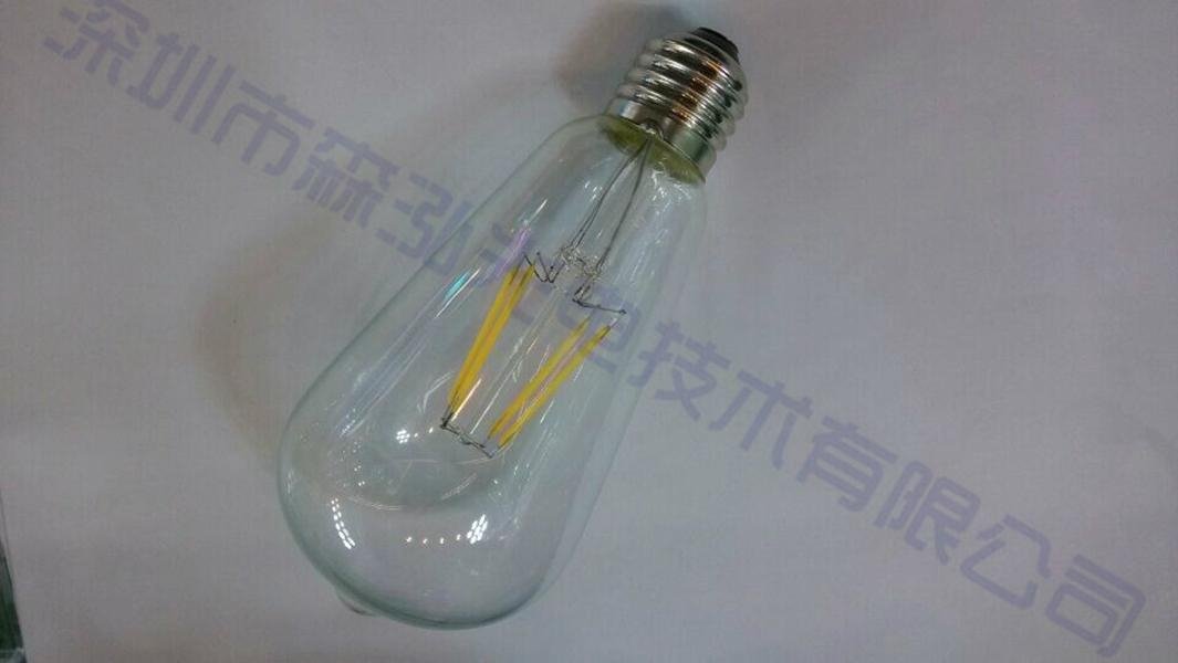 LED鎢絲燈泡愛迪生燈,奶嘴形6W 3