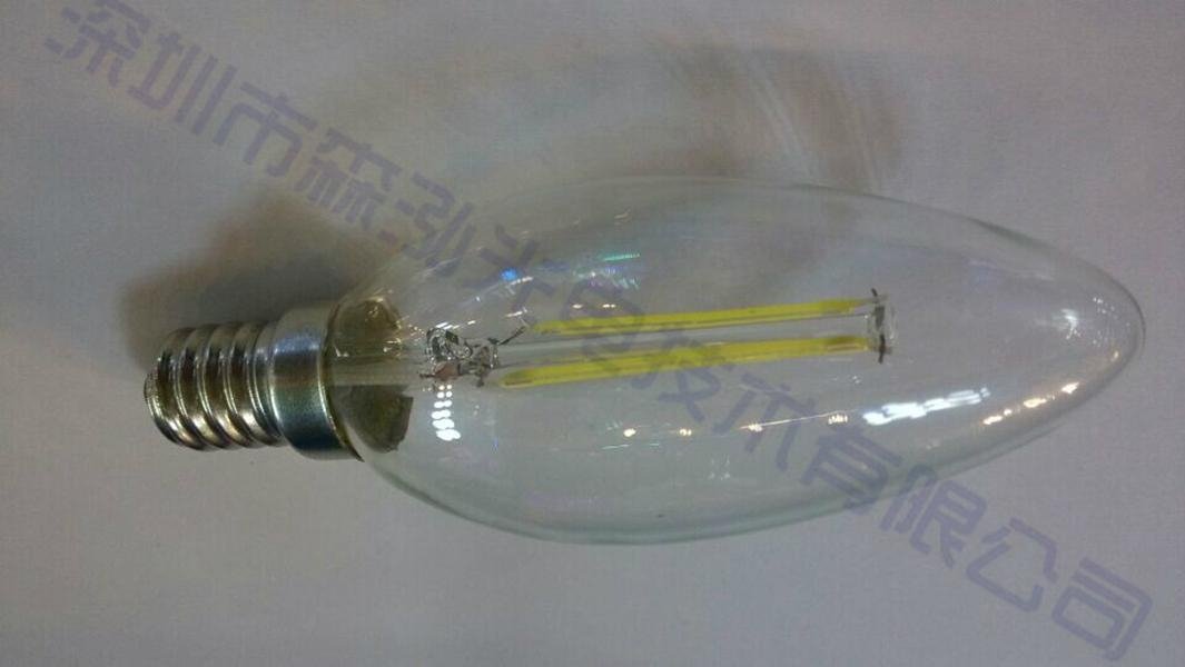 Filament LED candle lights 4W 2