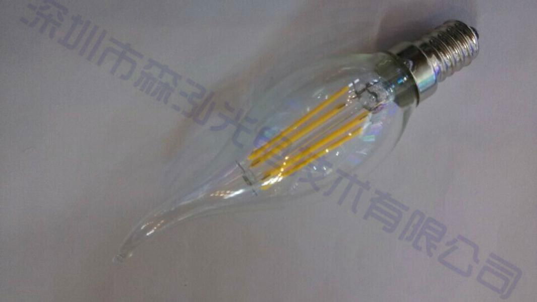 Filament LED candle lights 4W 4