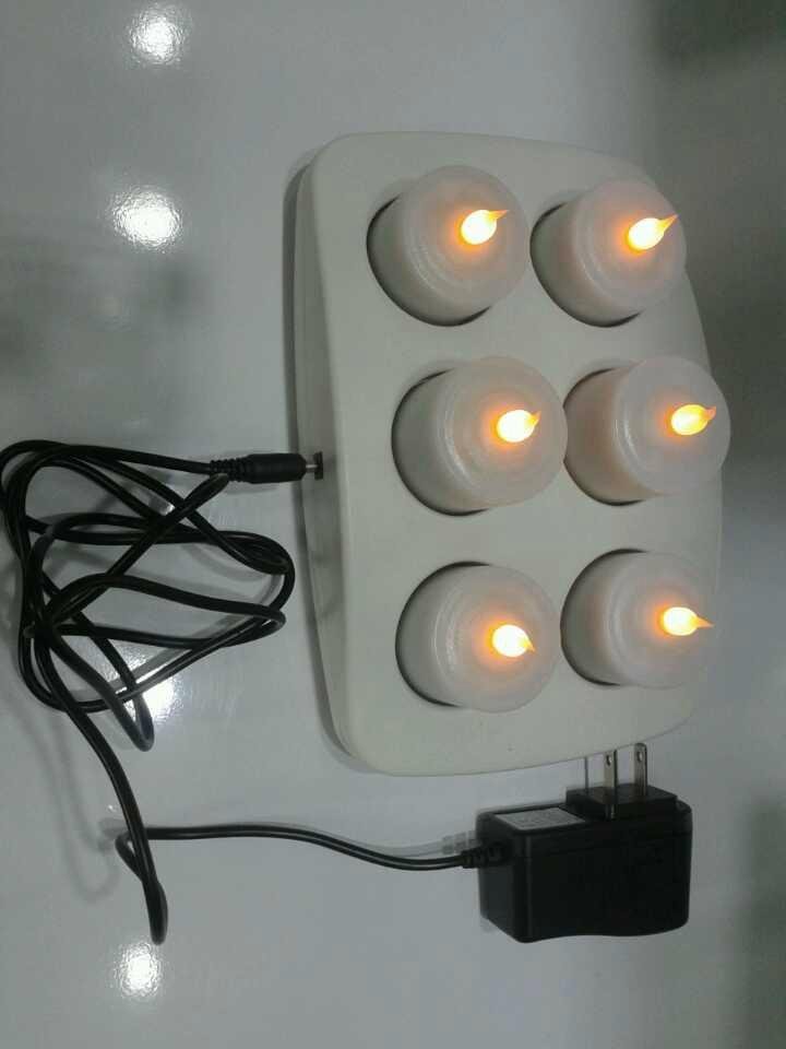 Wireless rechargeable LED Candle 6pcs/set 5
