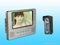 7 inch colour TFT LCD video door phone 1