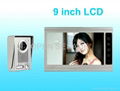 9 inch colour TFT LCD video door phone