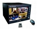 DVR monitor all - in - one color LCD four division monitor