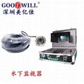 Color underwater surveillance fishing kit with DVR video 3