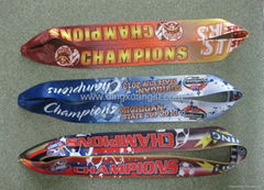 Medals ribbon, heat transfer print lanyards