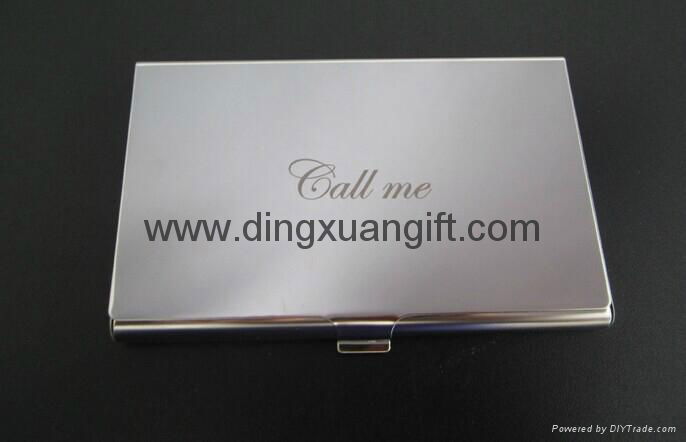 Stainless steel business card cases