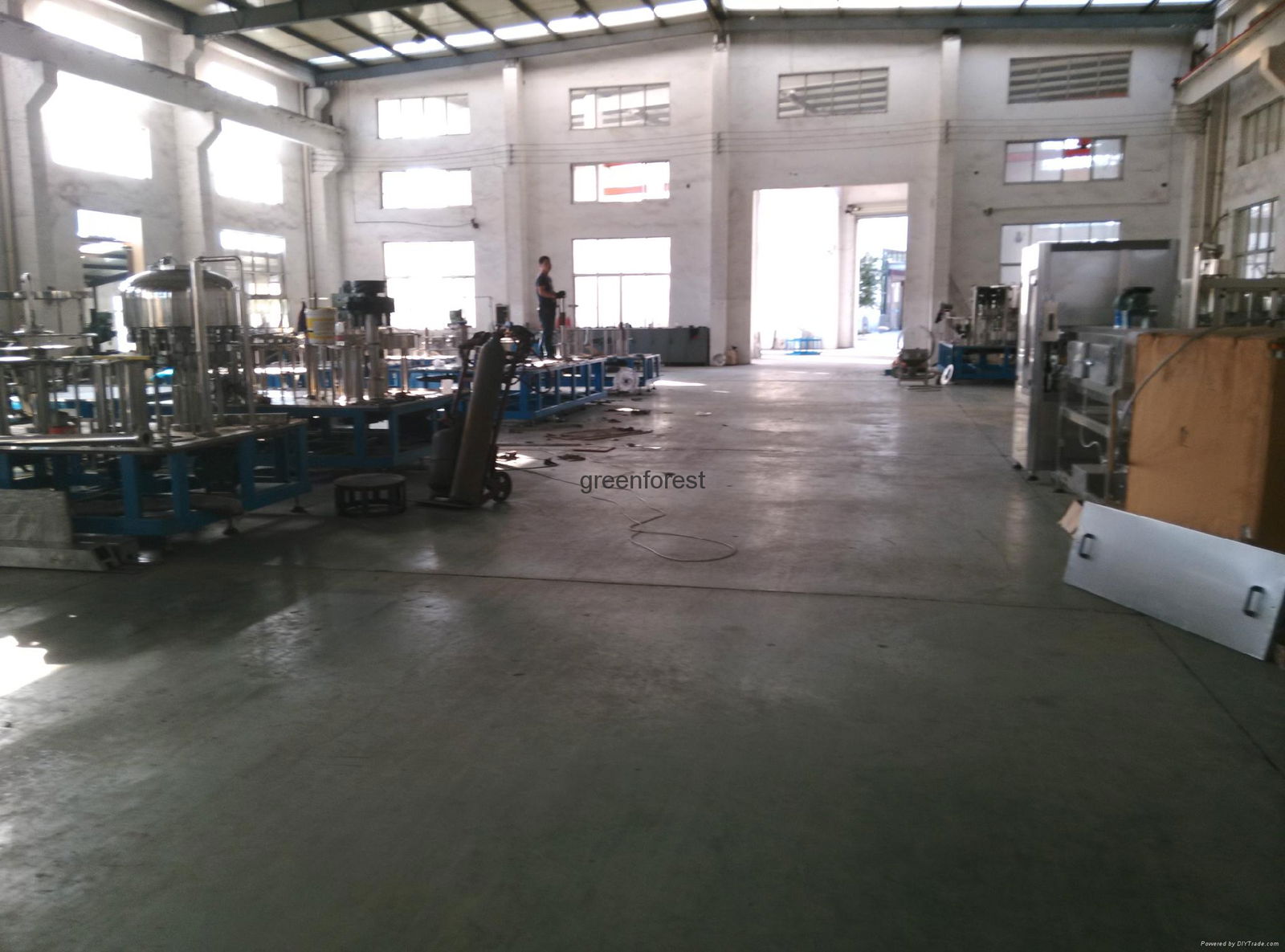 Bottled water washing filling capping machine  2